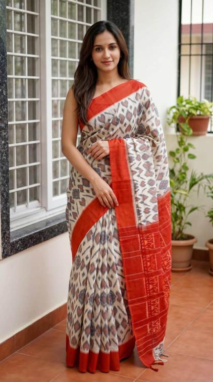 Sckr Ikkat D Traditional saree supplier in Hyderabad